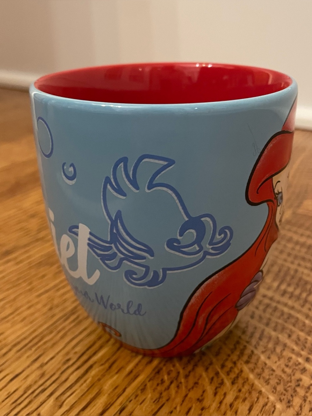 Authentic Disney Parks Princess Ariel Portrait Change Your World Coffee Mug 2016 - Picture 6 of 9